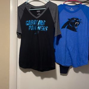 Carolina Panthers ladies shirt bundle M
